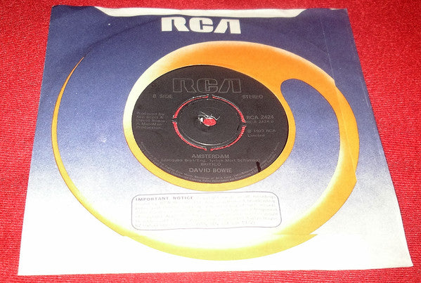 David Bowie : Sorrow (7", Single, Bla)