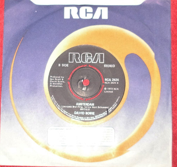 David Bowie : Sorrow (7", Single, Bla)