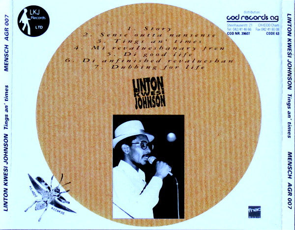 Linton Kwesi Johnson : Tings An' Times (CD, Album)