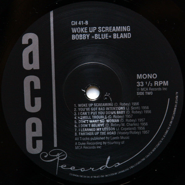 Bobby "Blue" Bland* : Woke Up Screaming (LP, Comp, Mono, RE)