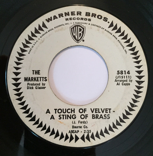 The Marketts : Theme From "The Avengers" (7", Promo, Styrene)