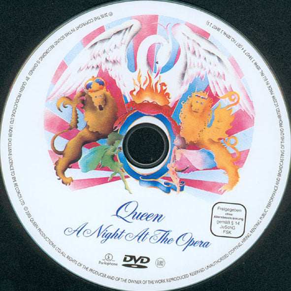 Queen : A Night At The Opera (CD, Album, RM + DVD-V, Multichannel, PAL + S/Editi)