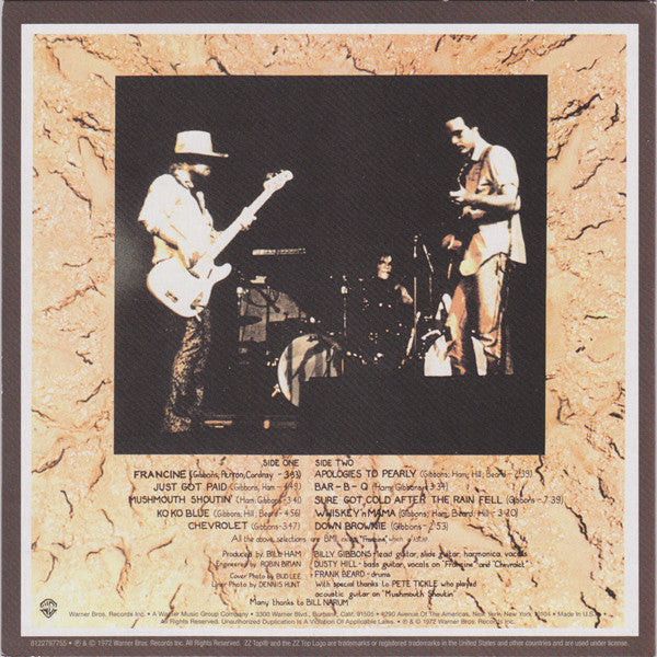 ZZ Top : Original Album Series (CD, Album, RE + CD, Album, RE + CD, Album, RE + CD)