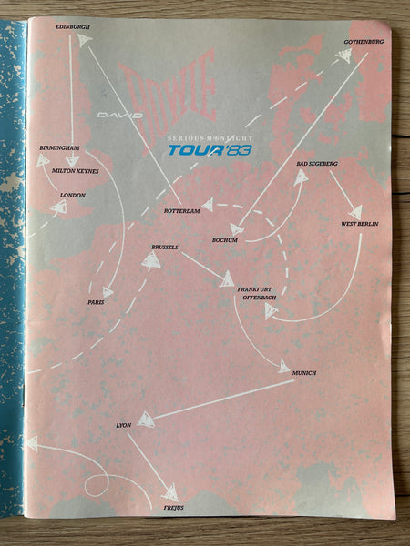 David Bowie Serious Moonlight Tour ‘83 Programme