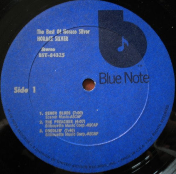 Horace Silver : The Best Of Horace Silver (LP, Comp, RE)