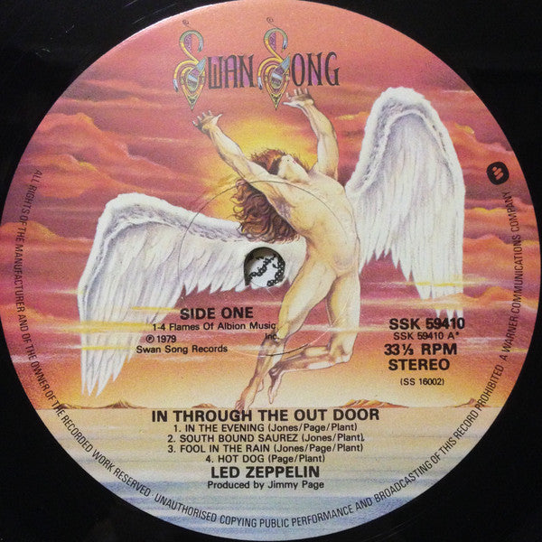 Led Zeppelin : In Through The Out Door (LP, Album, RP, "B")