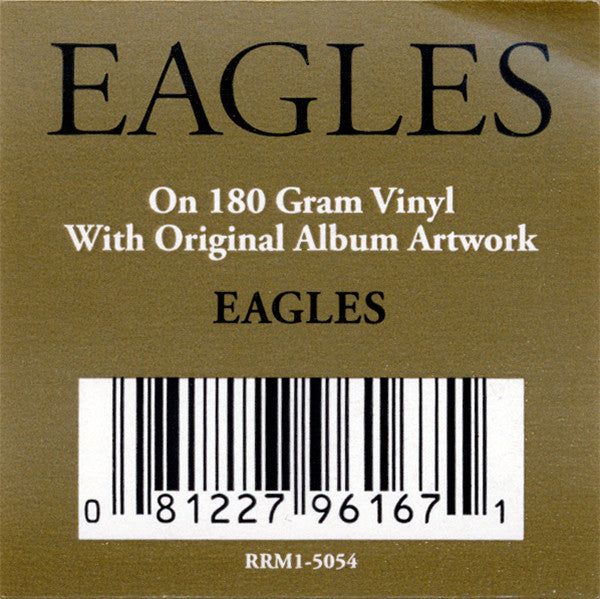 Eagles : Eagles (LP, Album, RE, 180)
