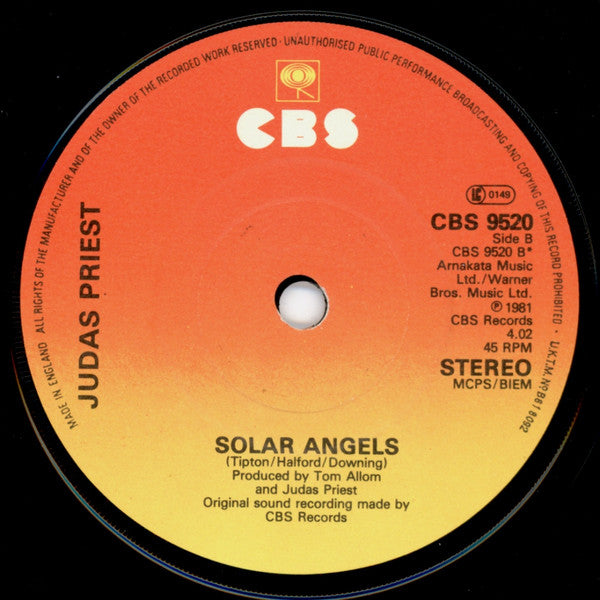 Judas Priest : Don't Go (7", Single, Pap)