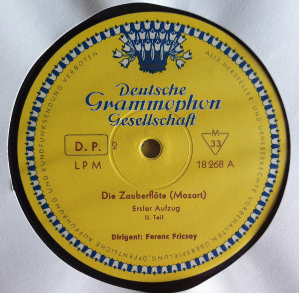 Wolfgang Amadeus Mozart, Ferenc Fricsay : Die Zauberflöte (3xLP, Mono, Box)