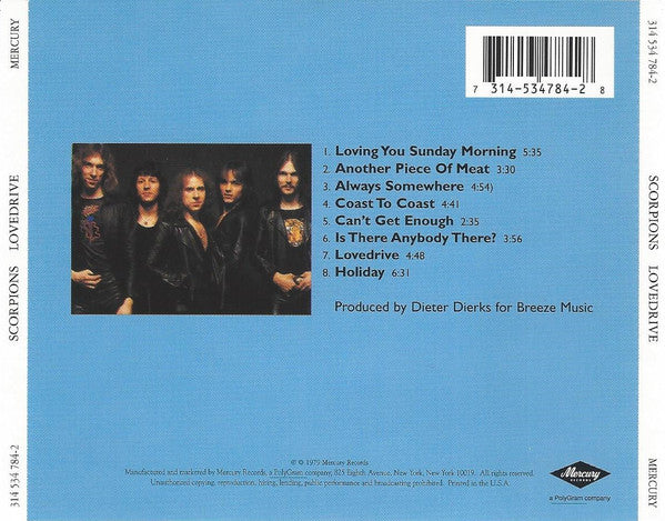 Scorpions : Lovedrive (CD, Album, RE, PMD)