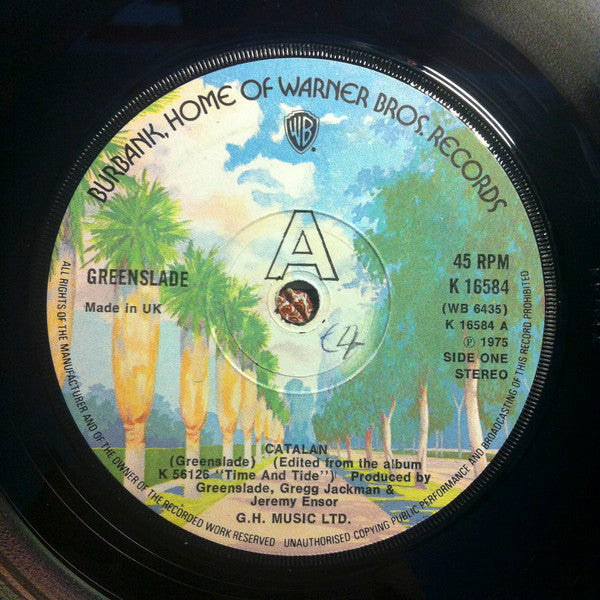 Greenslade : Catalan (7", Single, sol)