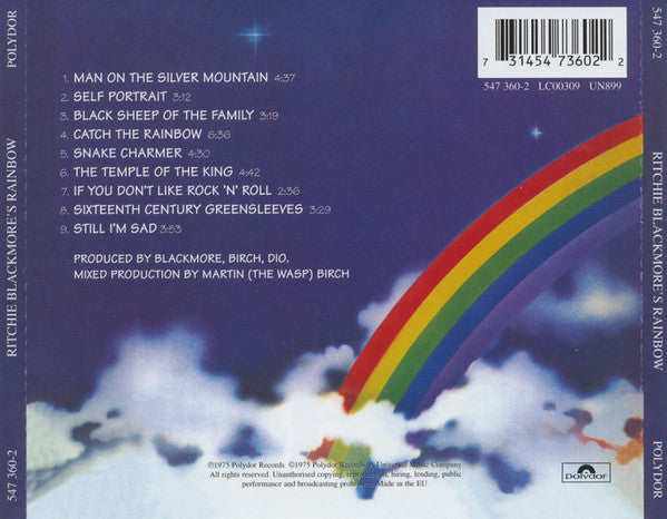 Rainbow : Ritchie Blackmore's Rainbow  (CD, Album, RE, RM)