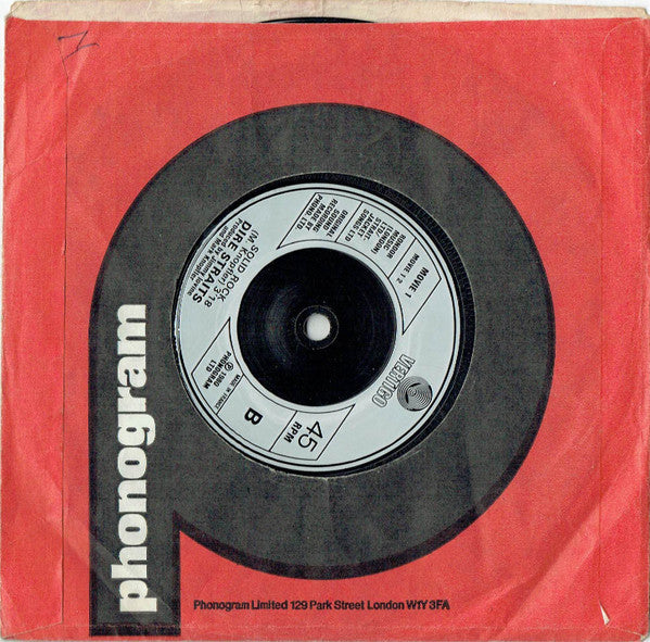 Dire Straits : Romeo And Juliet (7", Single, Sil)