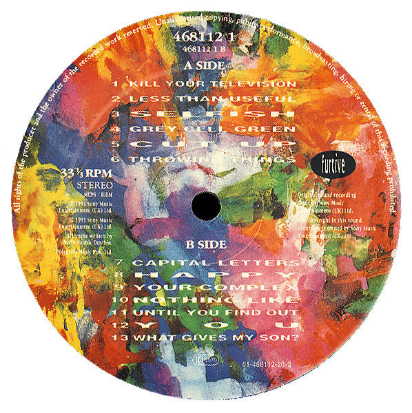 Ned's Atomic Dustbin : God Fodder (LP, Album)