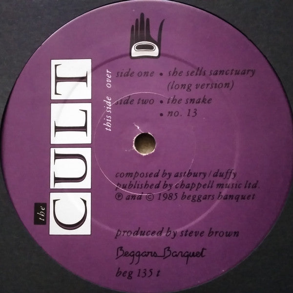 The Cult : She Sells Sanctuary (Long Version) (12", Single)