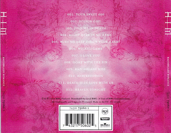 HIM (2) : Razorblade Romance (CD, Album)