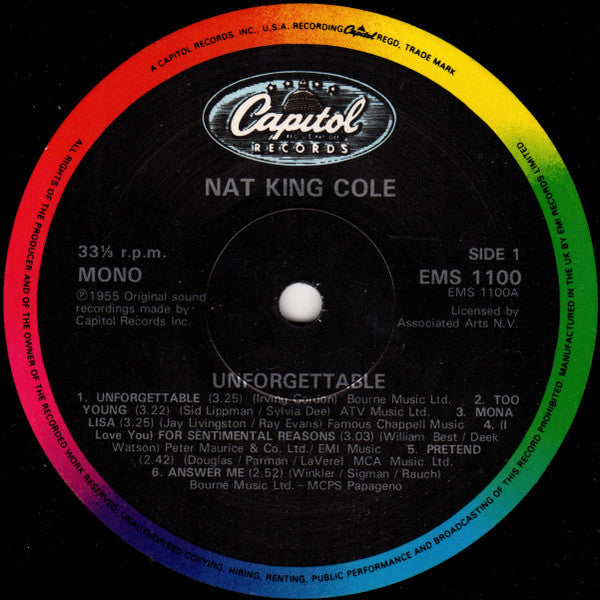 Nat King Cole : The Capitol Years (LP, Album, Mono, RE, RM + LP, Album, Mono, RE, RM )