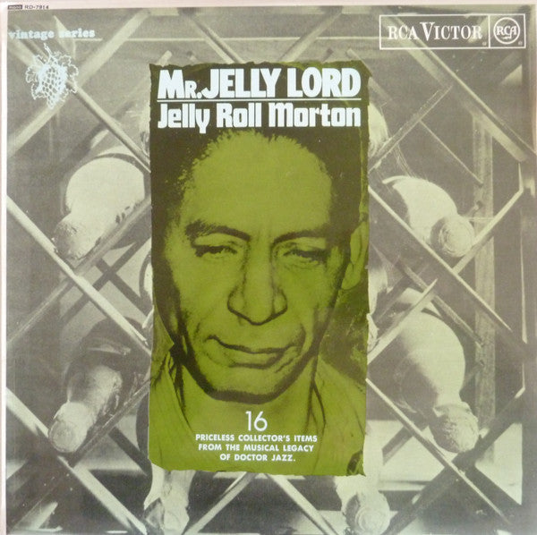Jelly Roll Morton : Mr. Jelly Lord (LP, Comp, Mono)