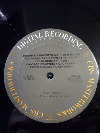 Lazar Berman, Erich Leinsdorf, Chicago Symphony Orchestra, Johannes Brahms : Piano Concerto No. 1 (LP, Album)