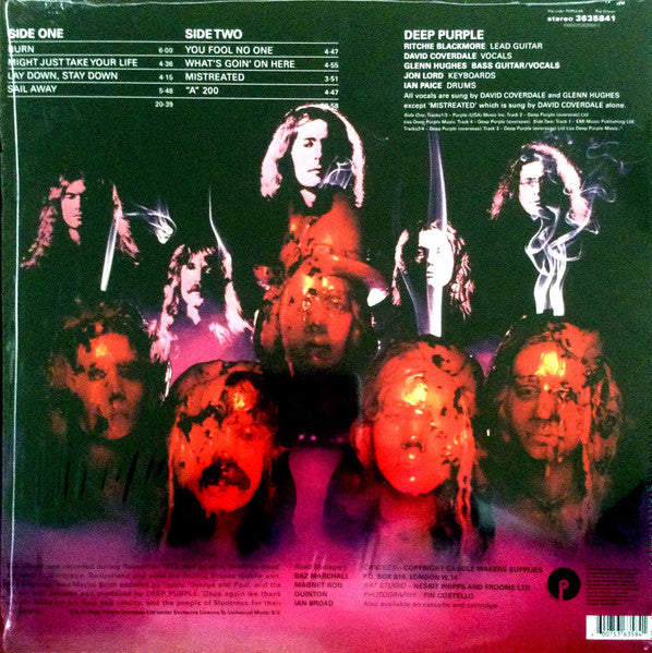 Deep Purple : Burn (LP, Album, RE, RM, 180)
