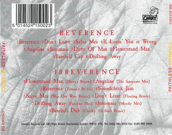 Faithless : Reverence (CD, Album + CD, Comp, Ltd)