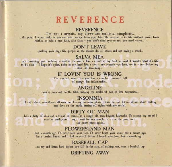 Faithless : Reverence (CD, Album + CD, Comp, Ltd)