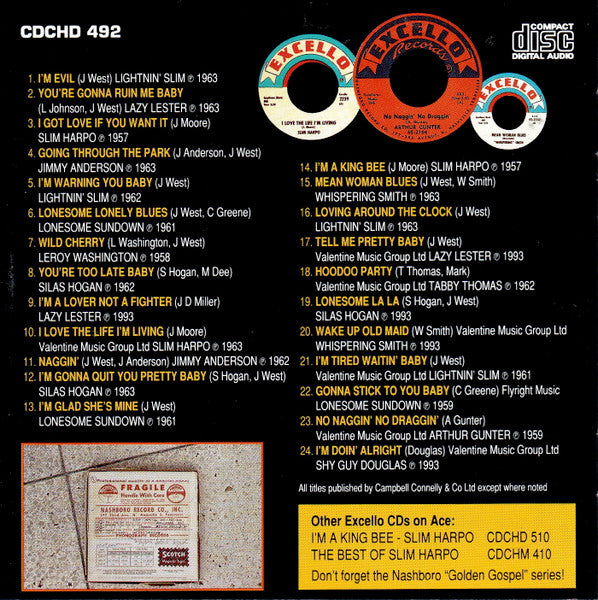 Various : Authentic Excello R & B (CD, Comp, RE)