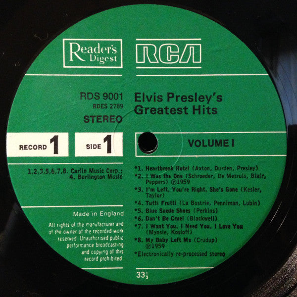 Elvis Presley : Elvis Presley's Greatest Hits (7xLP, Comp, RCA + Box)