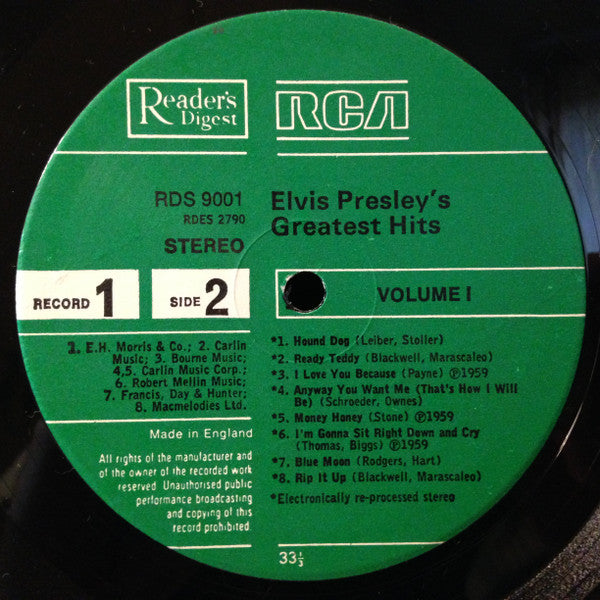 Elvis Presley : Elvis Presley's Greatest Hits (7xLP, Comp, RCA + Box)
