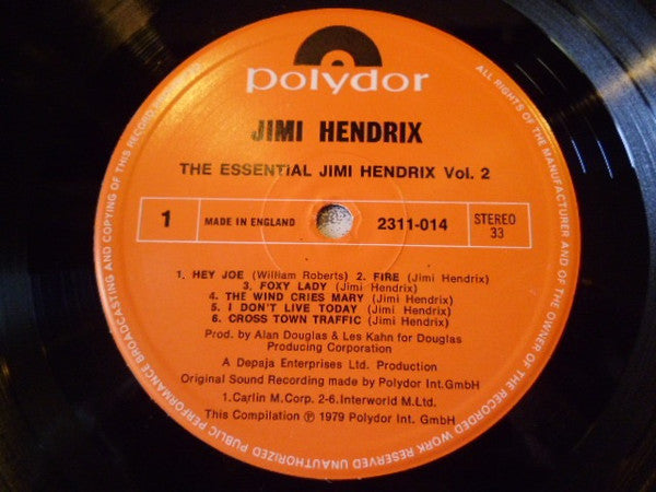Jimi Hendrix : The Essential Jimi Hendrix Volume Two (LP, Comp)