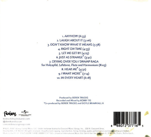 Tedeschi Trucks Band : Let Me Get By (CD, Album, Dig)