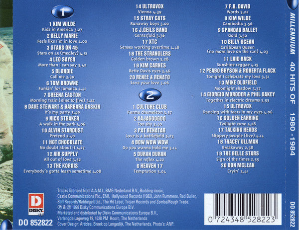 Various : 40 Hits 1980-1984 (2xCD, Comp)