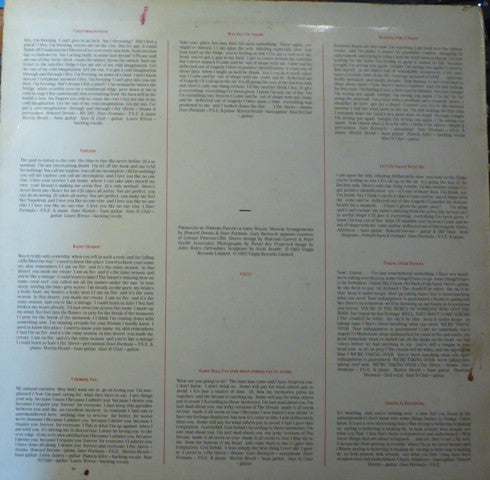 Howard Devoto : Jerky Versions Of The Dream (LP, Album)