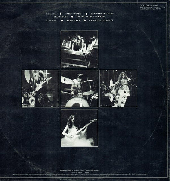 Blackmore's Rainbow* : Rainbow Rising (LP, Album, RE, Gat)