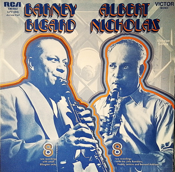 Barney Bigard - Albert Nicholas : Barney Bigard-Albert Nicholas (LP, Comp, Mono)