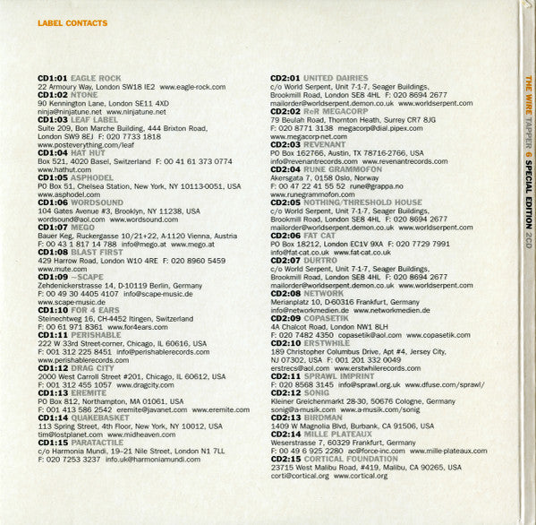 Various : The Wire Tapper 6 (2xCD, Comp, Promo, S/Edition)