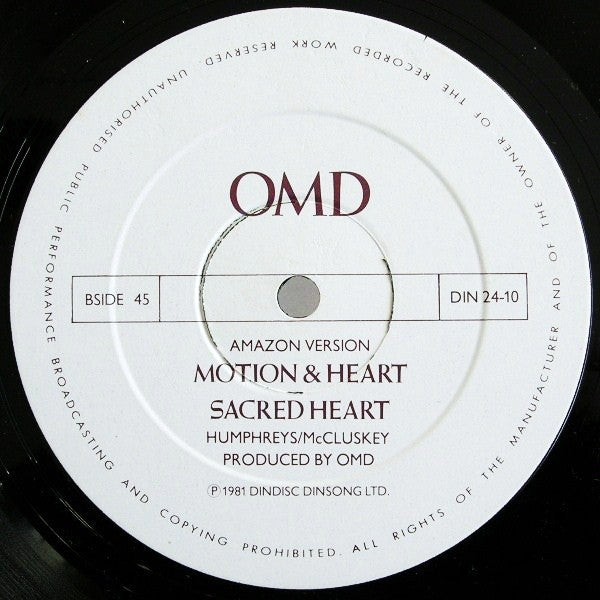 Orchestral Manoeuvres In The Dark : Souvenir (Extended) (10")