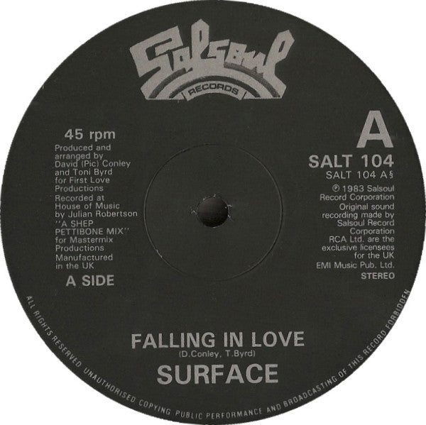 Surface : Falling In Love (12", Single)