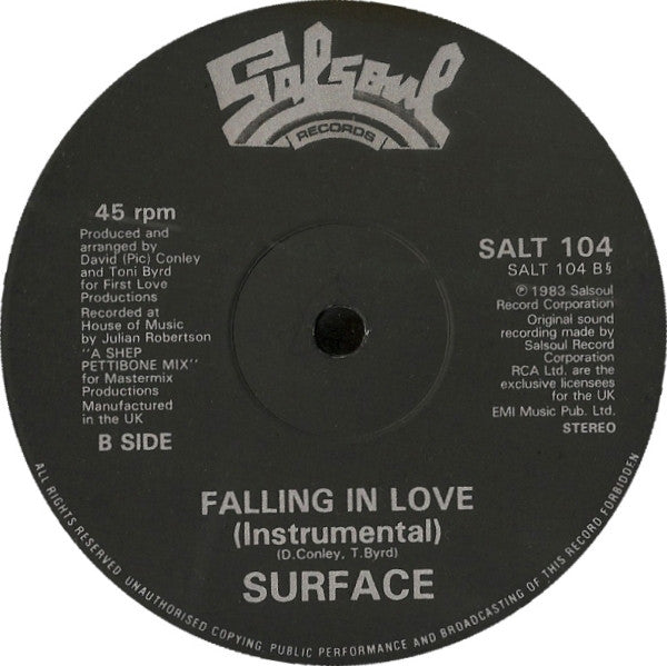 Surface : Falling In Love (12", Single)