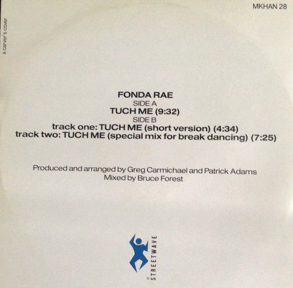 Fonda Rae : Tuch Me (12", Single)