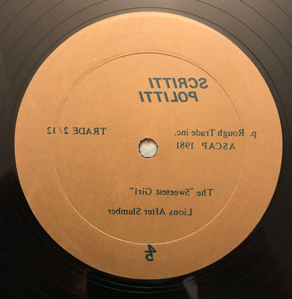 Scritti Politti : The "Sweetest Girl" (12")