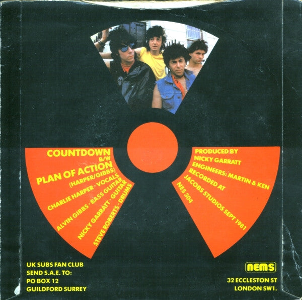 U.K. Subs* : Countdown (7", Single)