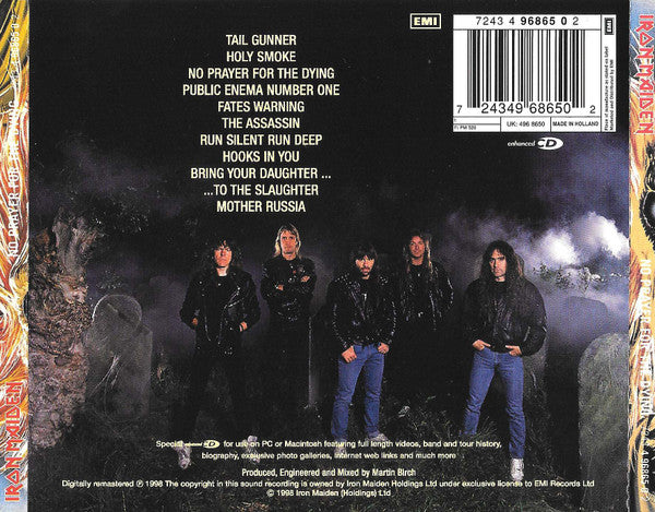 Iron Maiden : No Prayer For The Dying (CD, Album, Enh, RE, RM, RP)