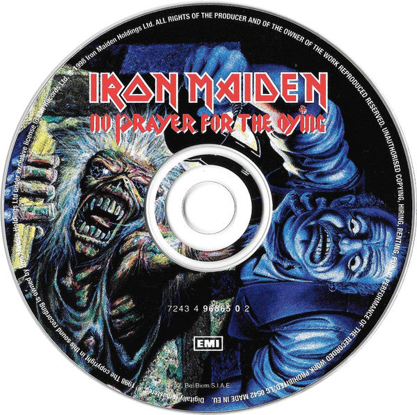 Iron Maiden : No Prayer For The Dying (CD, Album, Enh, RE, RM, RP)