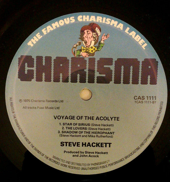 Steve Hackett : Voyage Of The Acolyte (LP, Album, RE, Blu)