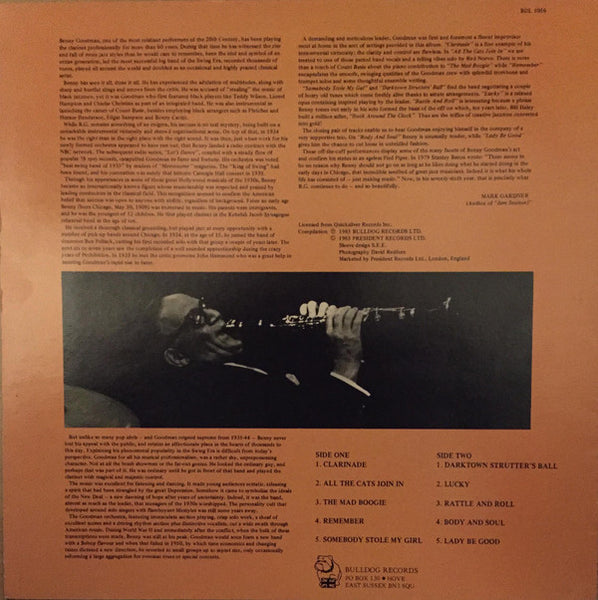 Benny Goodman And His Orchestra : All The Cats Join In (LP, Comp)