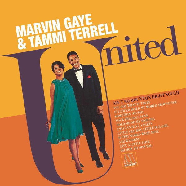Marvin Gaye & Tammi Terrell : United (LP, Album, RE, 180)