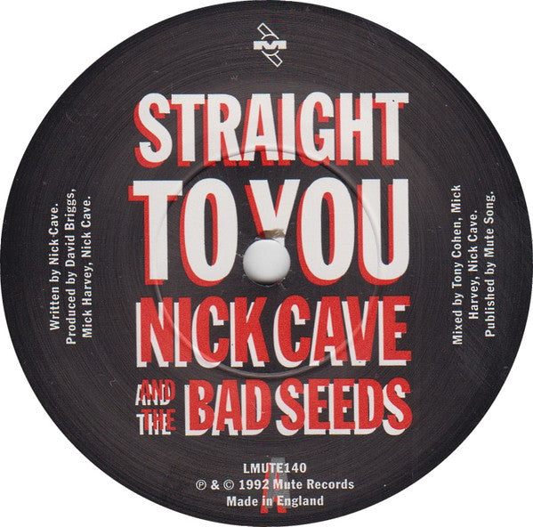 Nick Cave And The Bad Seeds* : Straight To You / Jack The Ripper (Acoustic Version) (7", Single, Ltd)