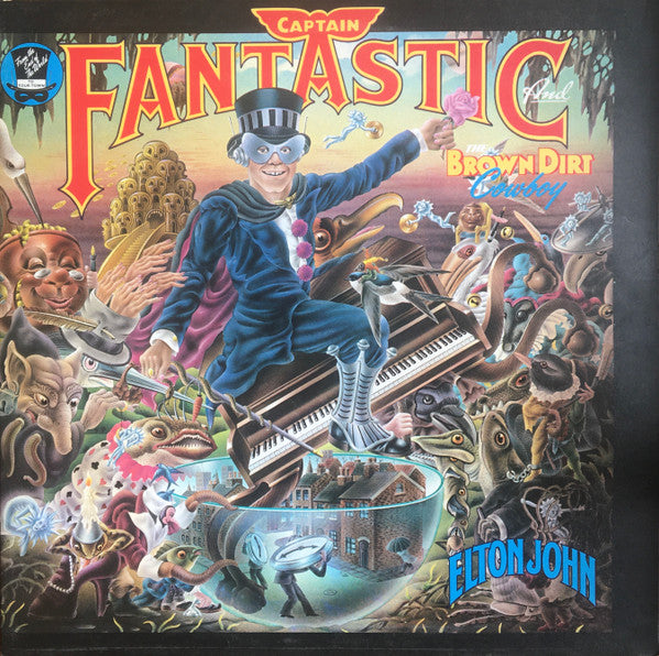 Elton John : Captain Fantastic And The Brown Dirt Cowboy (LP, Album, CBS)