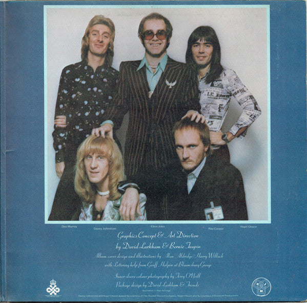 Elton John : Captain Fantastic And The Brown Dirt Cowboy (LP, Album, Gat)